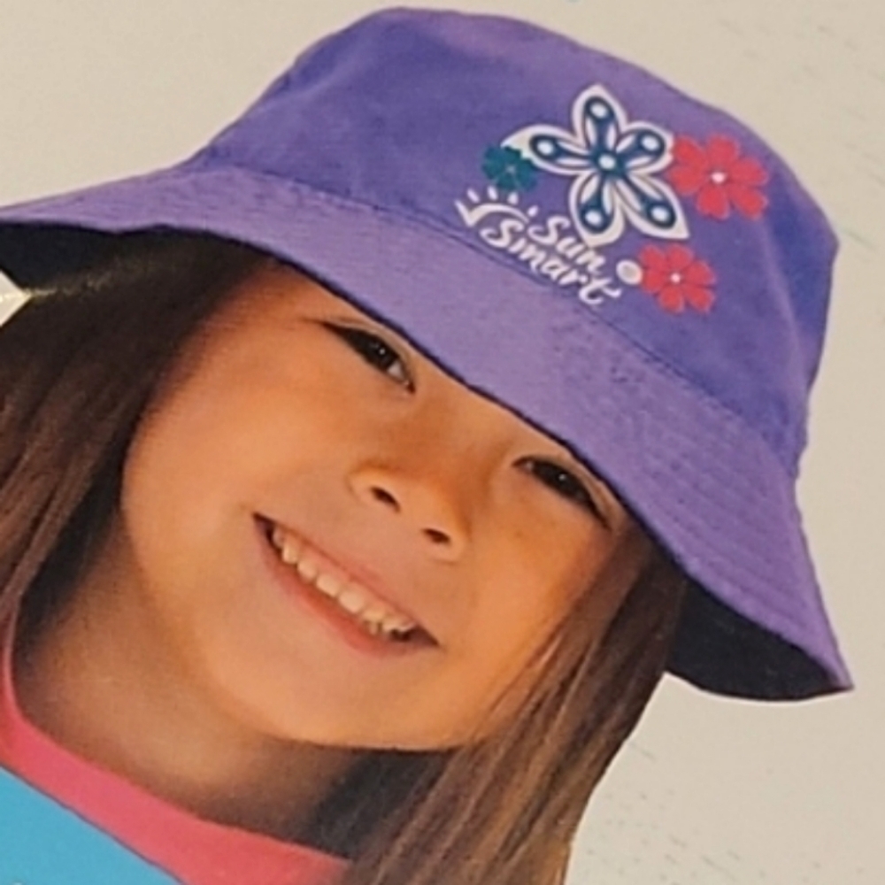 NEW! SUN SMART Kid's UPF 50+ Sun Protection Summer Bucket Hat